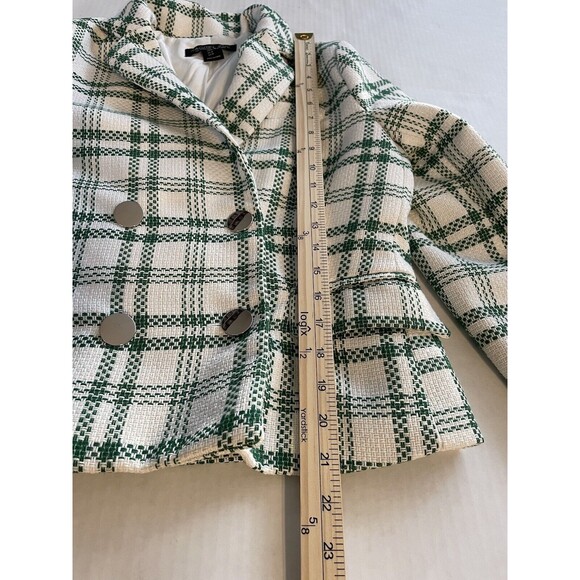 Plaid Double-Breasted Jacket - Picture 7 of 14